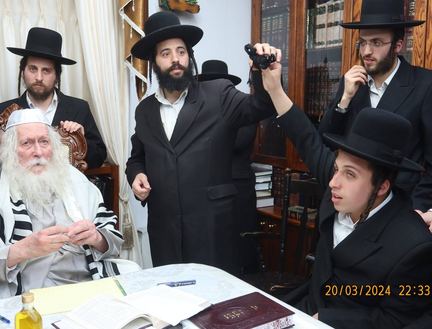שמחת התנאים לנין מורינו הרב שליט"א במעון קדשו
