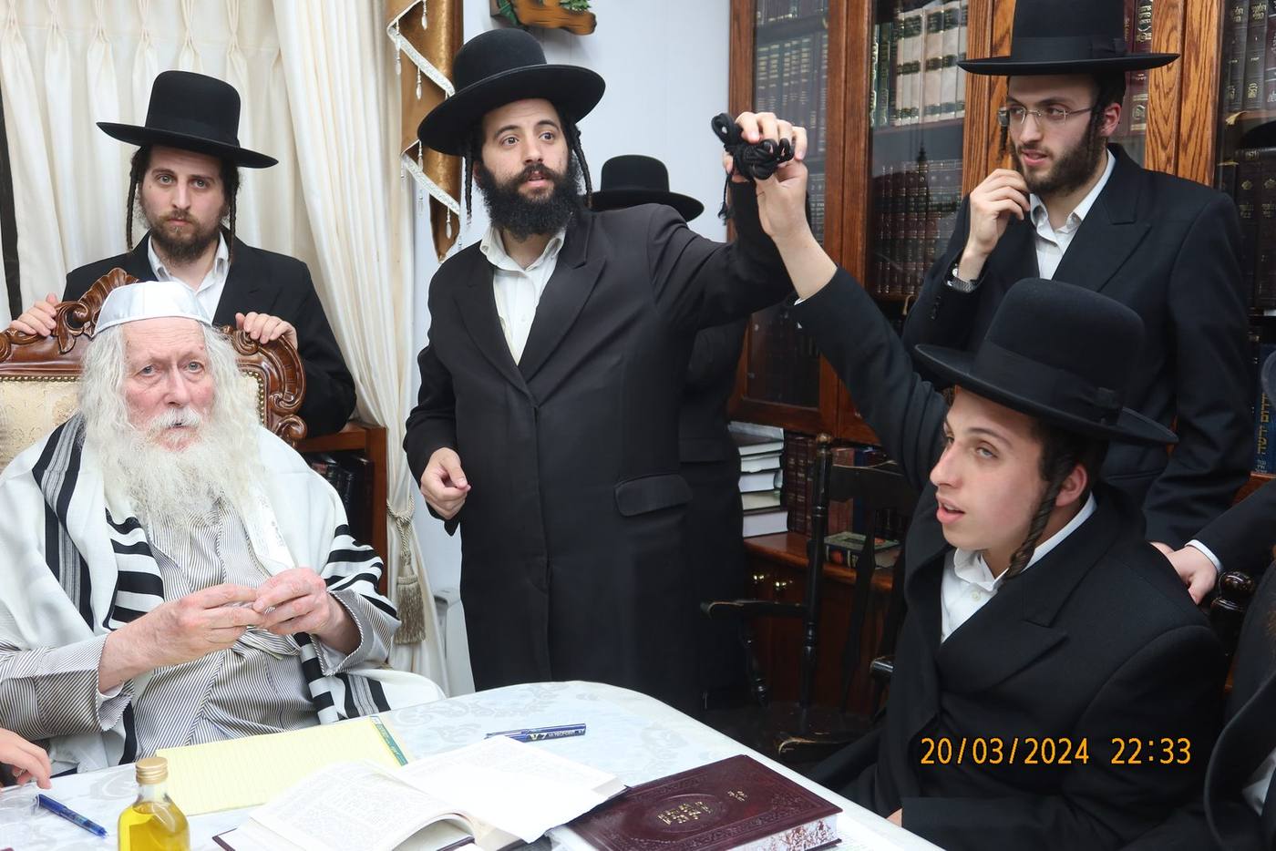 שמחת התנאים לנין מורינו הרב שליט"א במעון קדשו