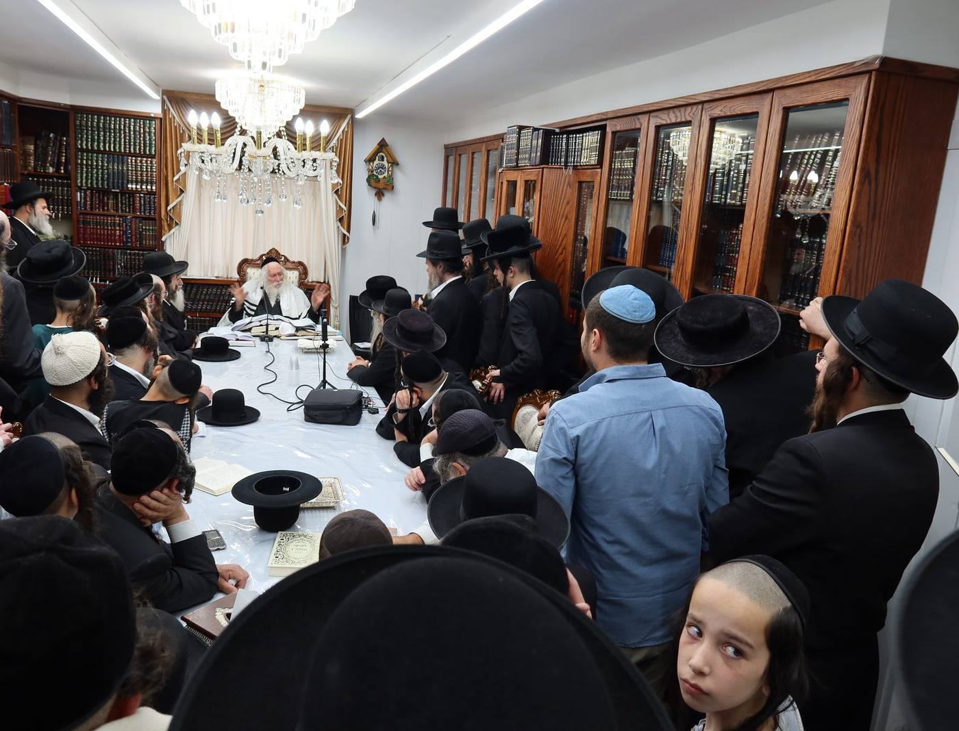 שיעור במעונו של מורינו הרב שליט"א לאברכי כולל ערב בקבר רחל