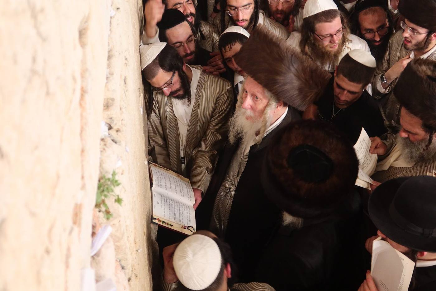 אלפים עלו יחד עם מורינו הרב שליט"א לכותל המערבי