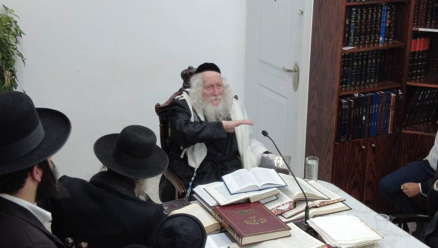 שיעור בבית מורנו הרב שליט"א לקהילת ברסלב בחשמונאים