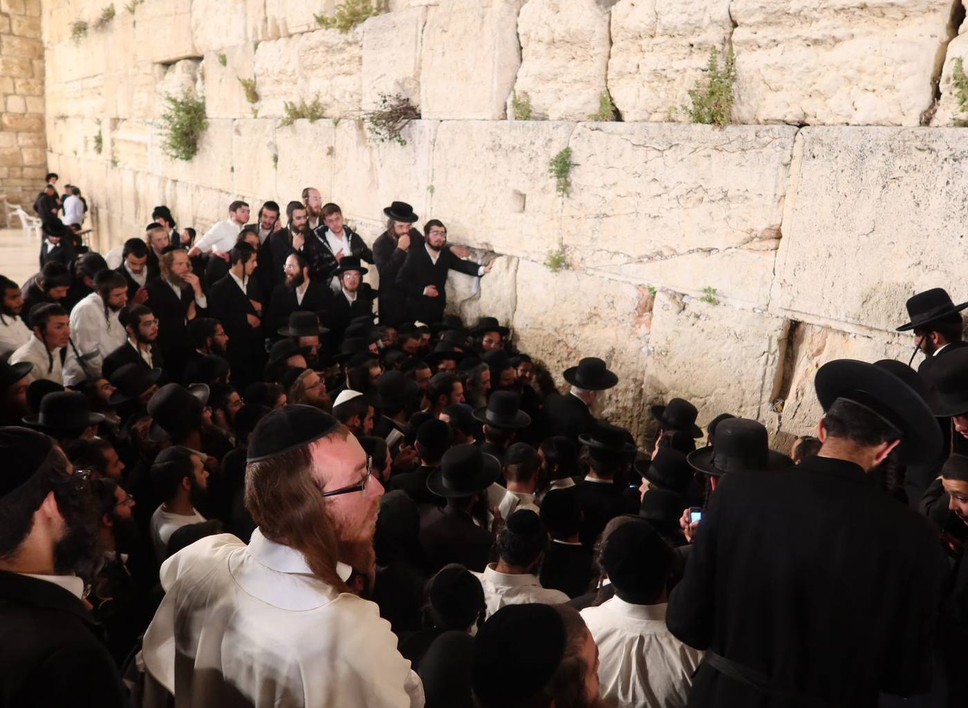 מורינו הרב שליט"א העתיר בתפילה בכותל המערבי