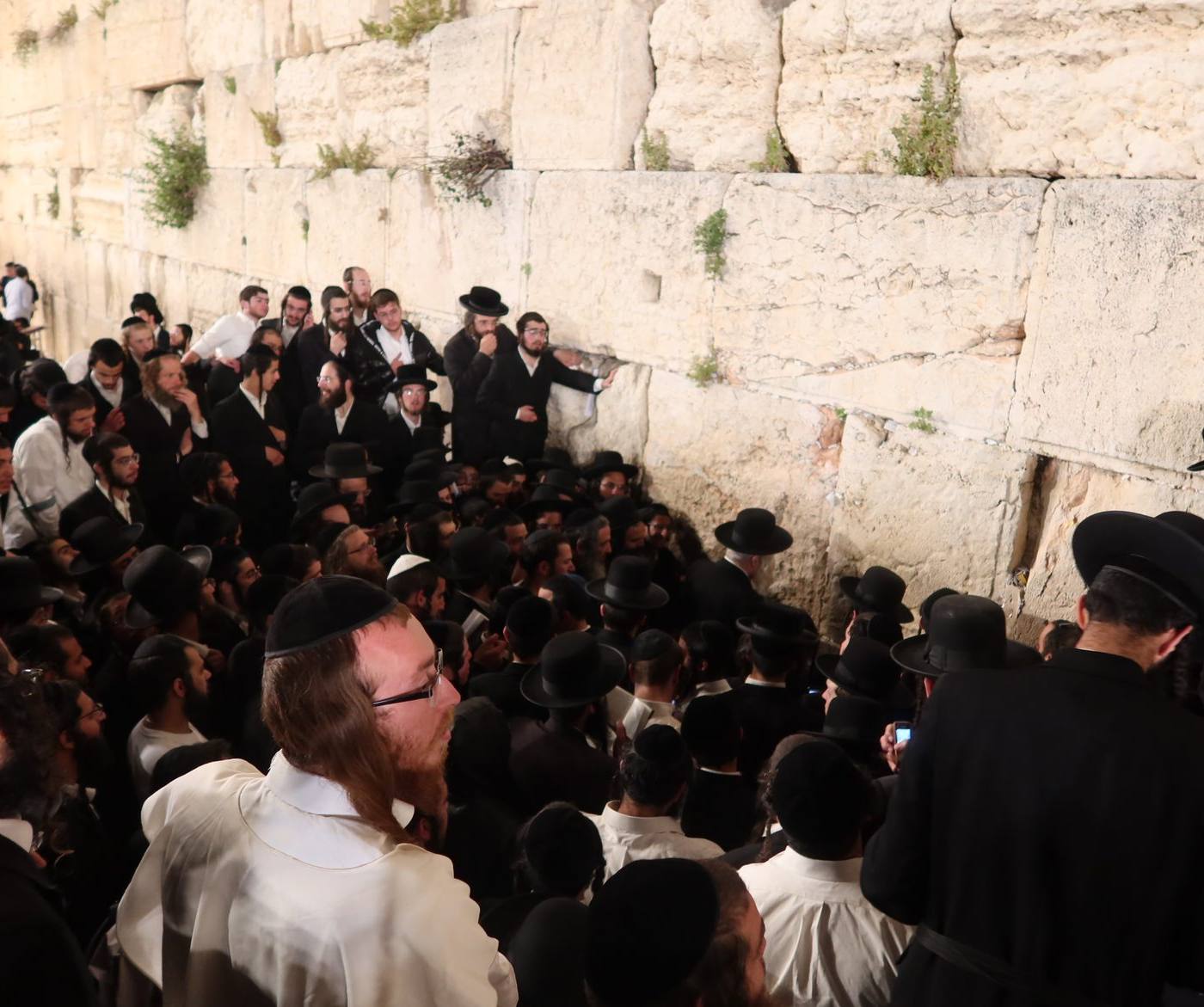 מורינו הרב שליט"א העתיר בתפילה בכותל המערבי