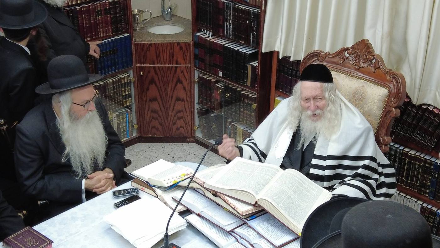 שיעור לכולל ברסלב לוד במעונו של מורינו הרב שליט"א