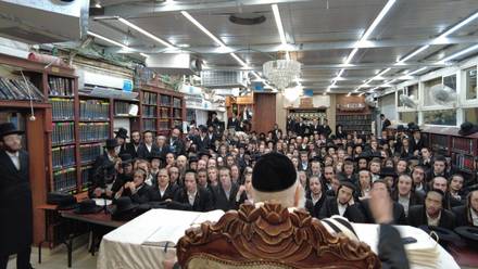 כנס ושיעור לבחורי ישיבת ׳בין הזמנים׳ בקודש פנימה