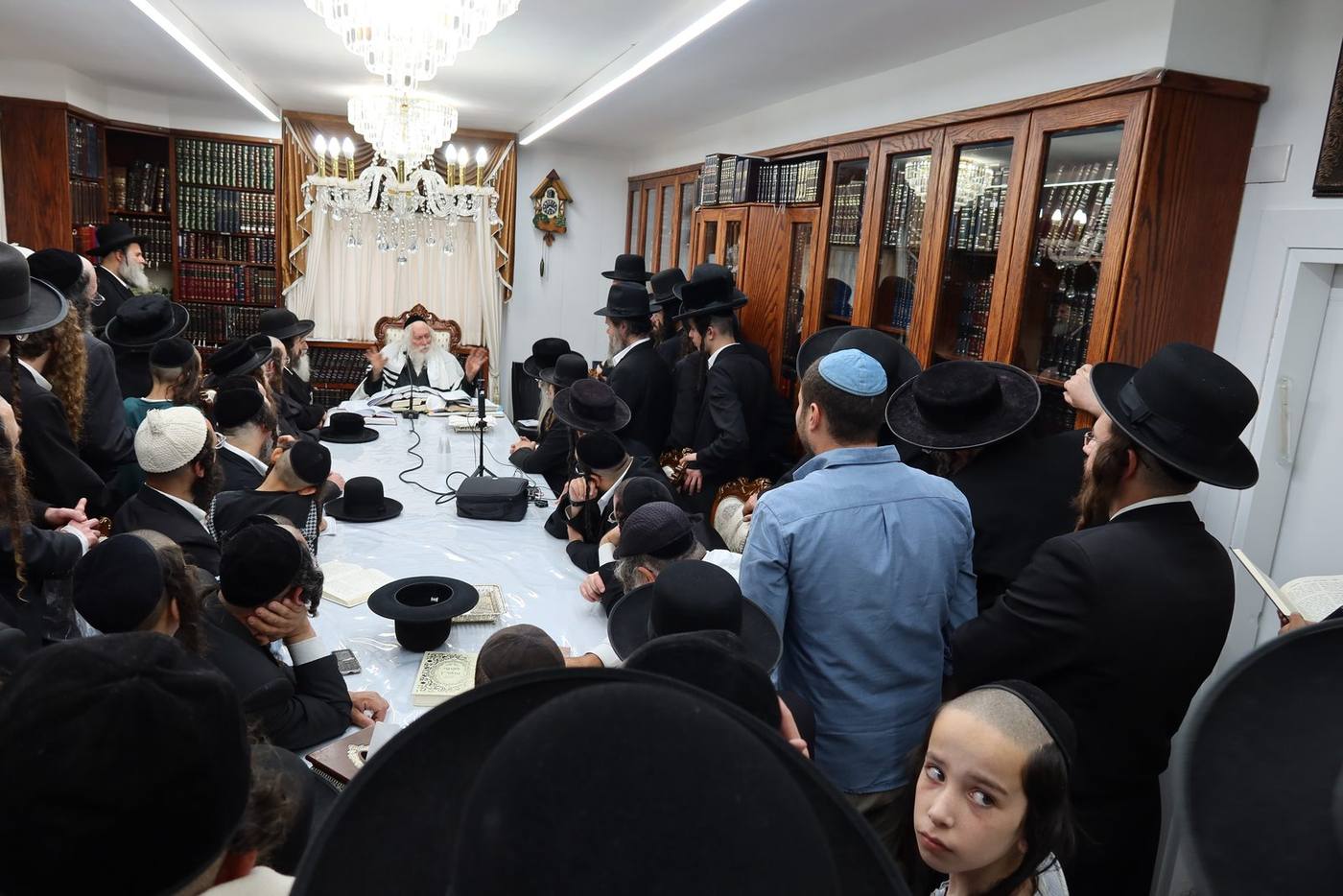 שיעור במעונו של מורינו הרב שליט"א לאברכי כולל ערב בקבר רחל