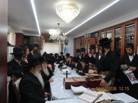 חלוקת תעודות הצטיינות למכינה לישיבה קטנה בקודש פנימה