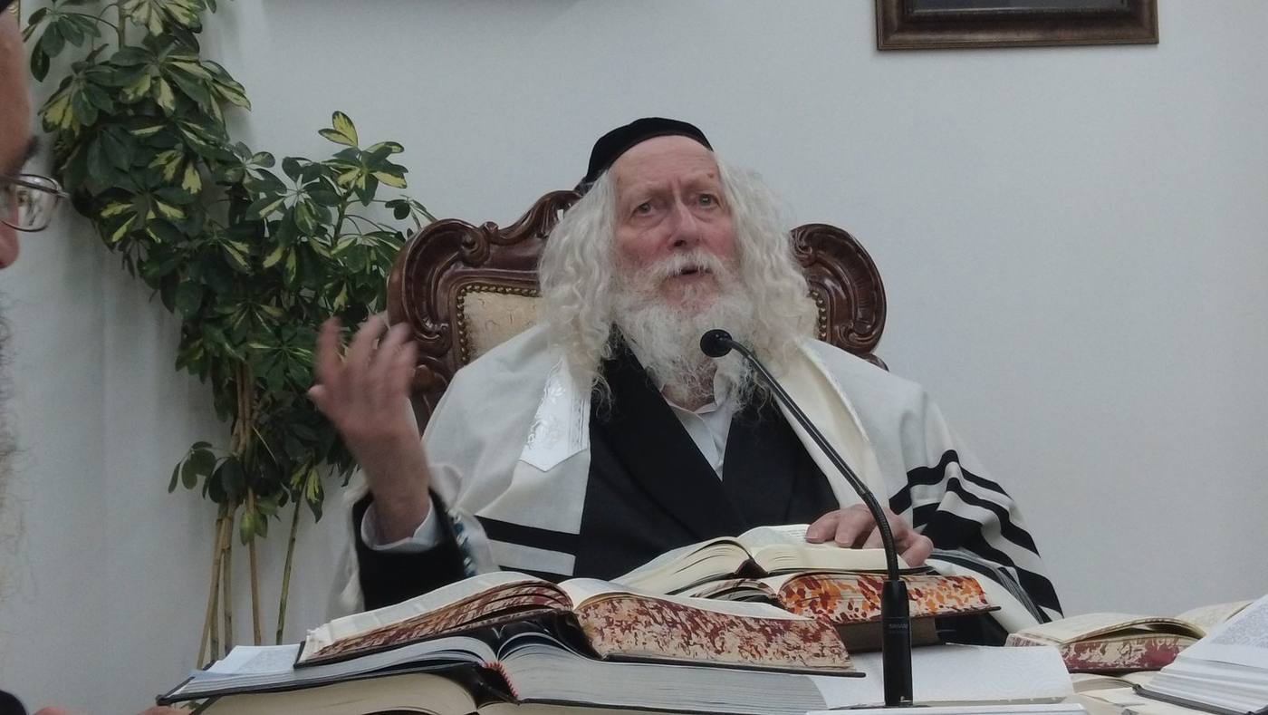 שיעור במעונו של מורינו הרב שליט"א לכולל 'נחלת דוד' בבית שמש