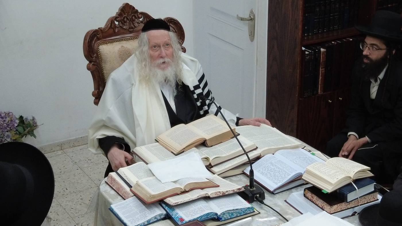 שיעור לאברכי 'כולל הוראה' במעונו של מורינו הרב שליט"א